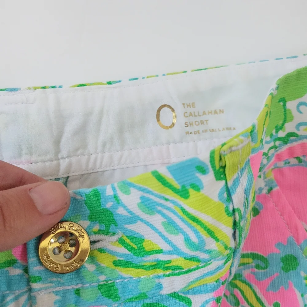 Lilly Pulitzer | The Callahan Short Coconut Jungle Size 0 - Picture 3 of 6
